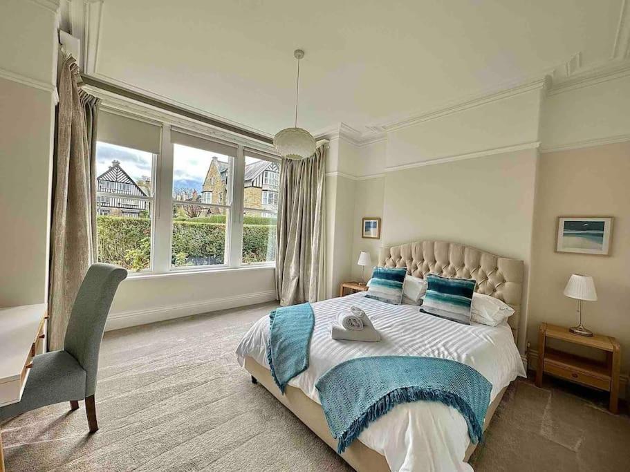 Garden Apartment, Central Harrogate With Parking ภายนอก รูปภาพ